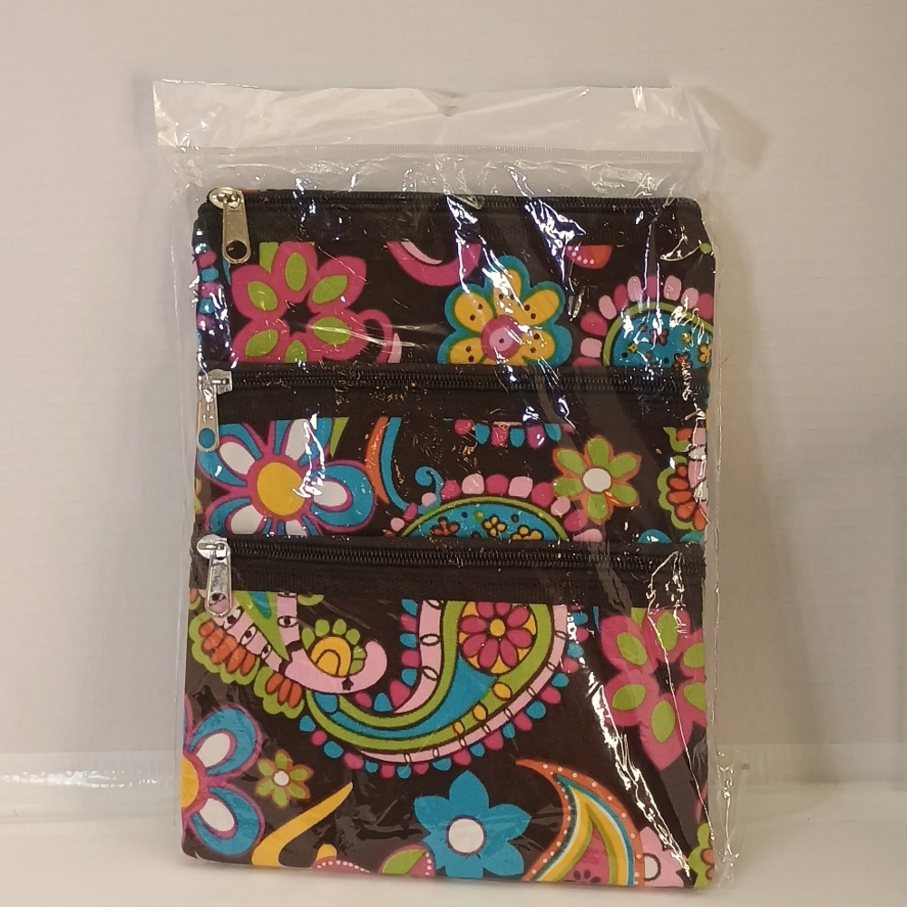Brown Paisley crossbody